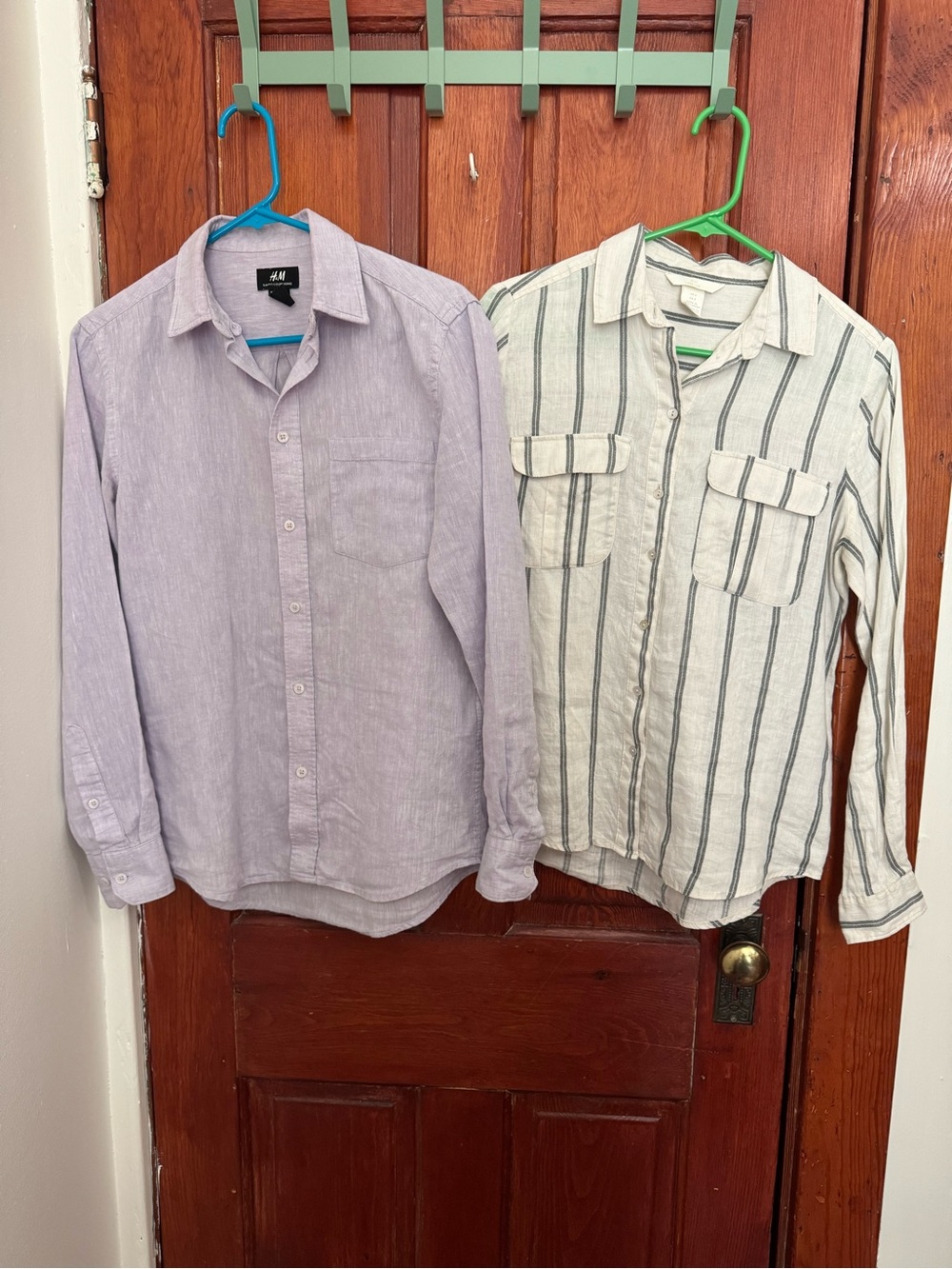 H&M Linen Women’s Button-Down Shirts, bundle, sizes XS & 2